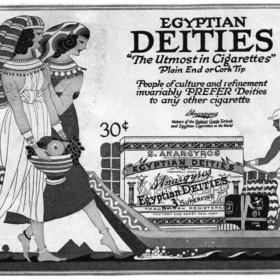 埃及神卷烟广告