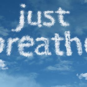 云拼写，“只是呼吸”