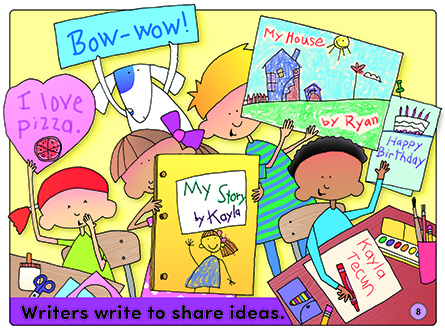 作家写作分享想法。